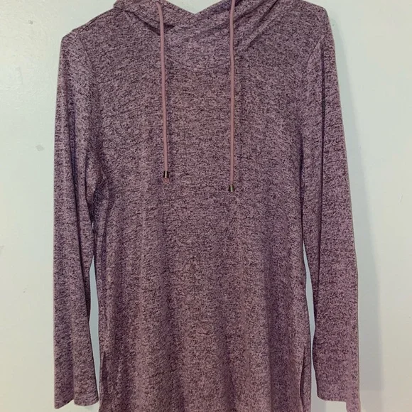 Premise Purple Long Sleeve Hoodie Top - Picture 4 of 7